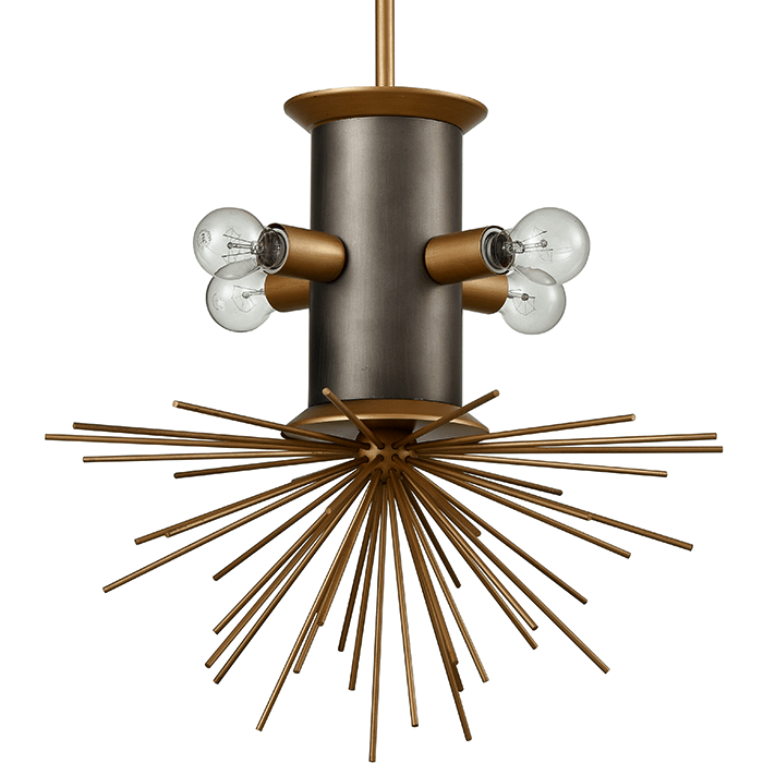 Подвесной светильник Hedgehog Chandelier Латунь Подвесной светильник Hedgehog Chandelier Латунь в Челябинске | Loft Concept