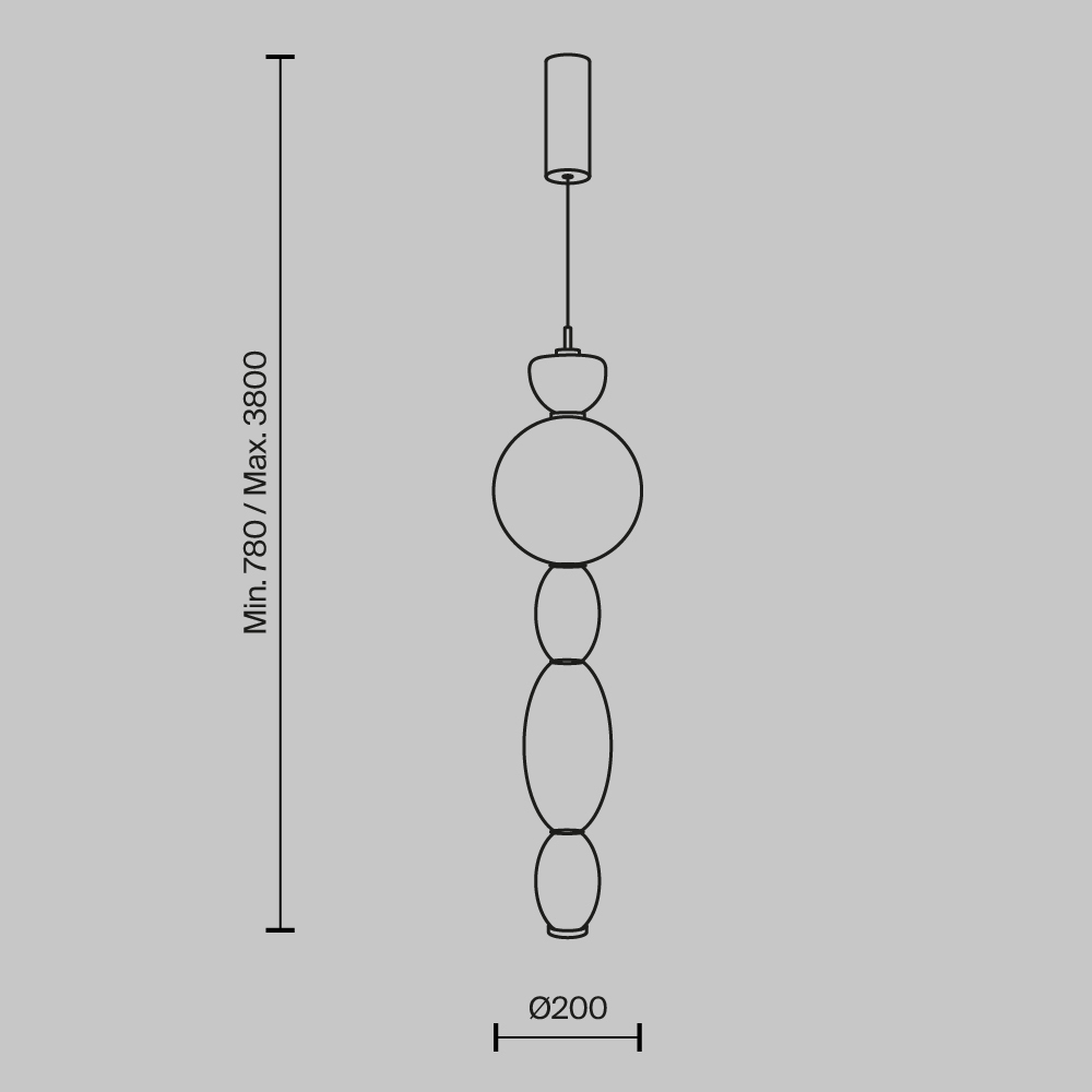 Подвесной светильник Adore LED 3000K 17Bт в Челябинске