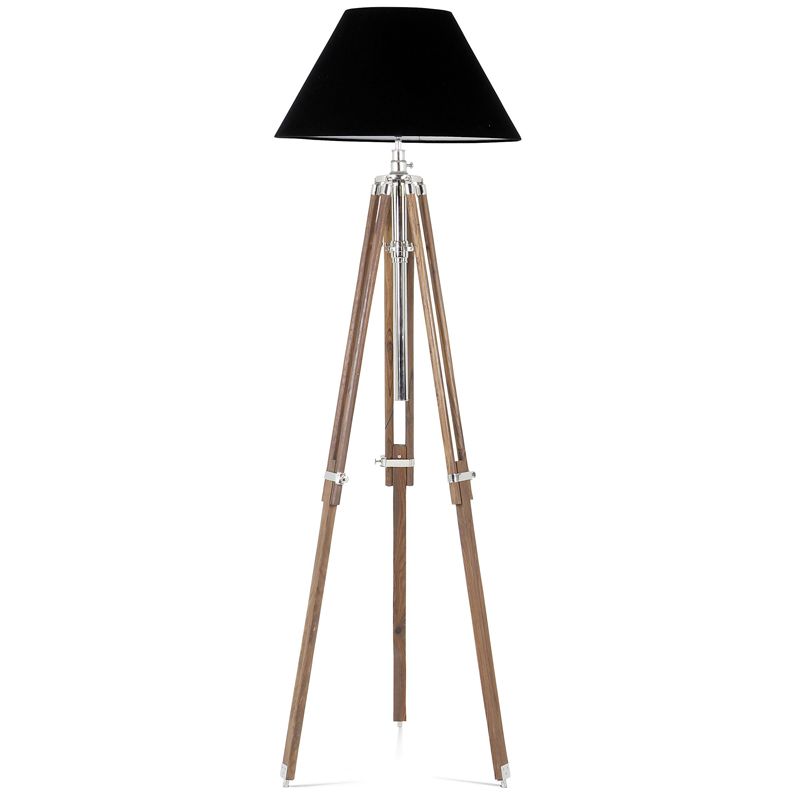 Торшер EICHHOLTZ 103271 TELESCOPE Коричневый Черный Торшер EICHHOLTZ 103271 TELESCOPE Коричневый Черный в Челябинске | Loft Concept