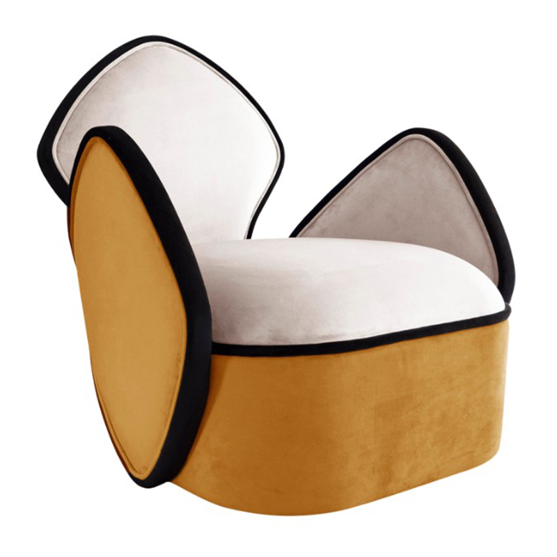 Дизайнерское Кресло Orca Armchair Designed by Sergio Prieto Белый Оранжевый Черный Дизайнерское Кресло Orca Armchair Designed by Sergio Prieto Белый Оранжевый Черный в Челябинске | Loft Concept