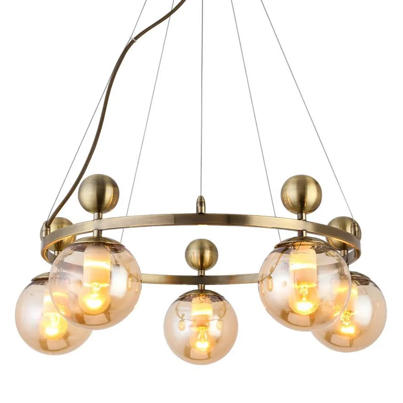 Люстра Demian Bronze Chandelier Бронза в Челябинске | Loft Concept 