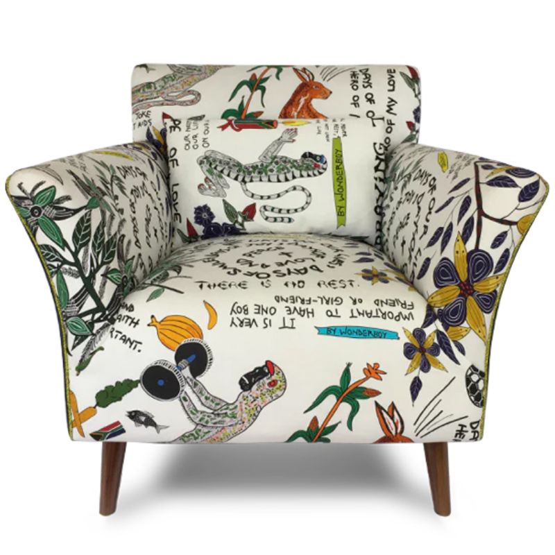 Кресло Wonderboy Occasional Chair Белый Мульти Кресло Wonderboy Occasional Chair Белый Мульти в Челябинске | Loft Concept