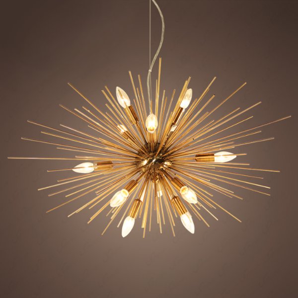Люстра Astra Chandelier Sputnik Gold Глянцевое золото Люстра Astra Chandelier Sputnik Gold Глянцевое золото в Челябинске | Loft Concept