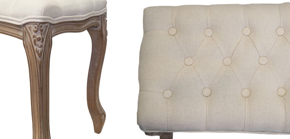 Банкетка French Provence Farmhouse Bench ivory Банкетка French Provence Farmhouse Bench ivory - Loft-Concept в Челябинске