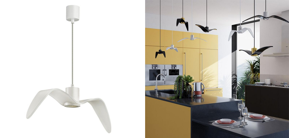 Подвесной светильник Seagull белый Подвесной светильник Seagull белый - Loft-Concept в Челябинске