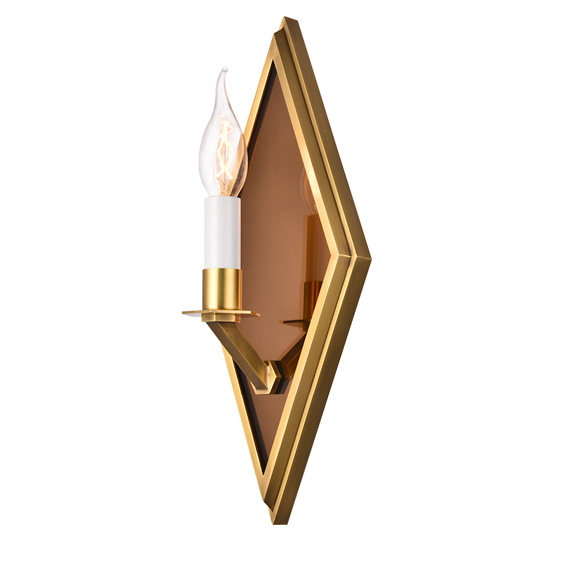 Бра Rhombus Wall lamp Латунь Бра Rhombus Wall lamp Латунь в Челябинске | Loft Concept