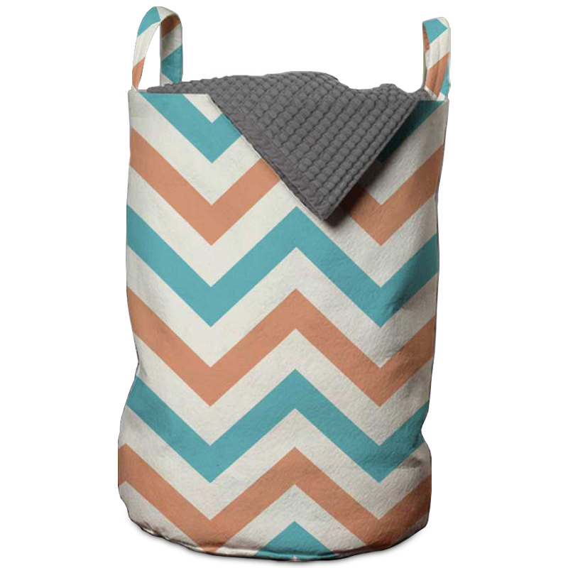 Корзина Turquoise Chevron Basket Мульти Корзина Turquoise Chevron Basket Мульти в Челябинске | Loft Concept