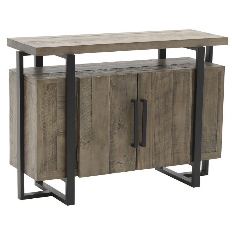 Комод в стиле Лофт Mads Wood Chest of Drawers Коричневый Черный Комод в стиле Лофт Mads Wood Chest of Drawers Коричневый Черный в Челябинске | Loft Concept