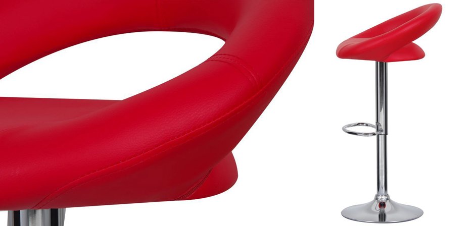 Барный стул Ring Dark Red Барный стул Ring Dark Red - Loft-Concept в Челябинске