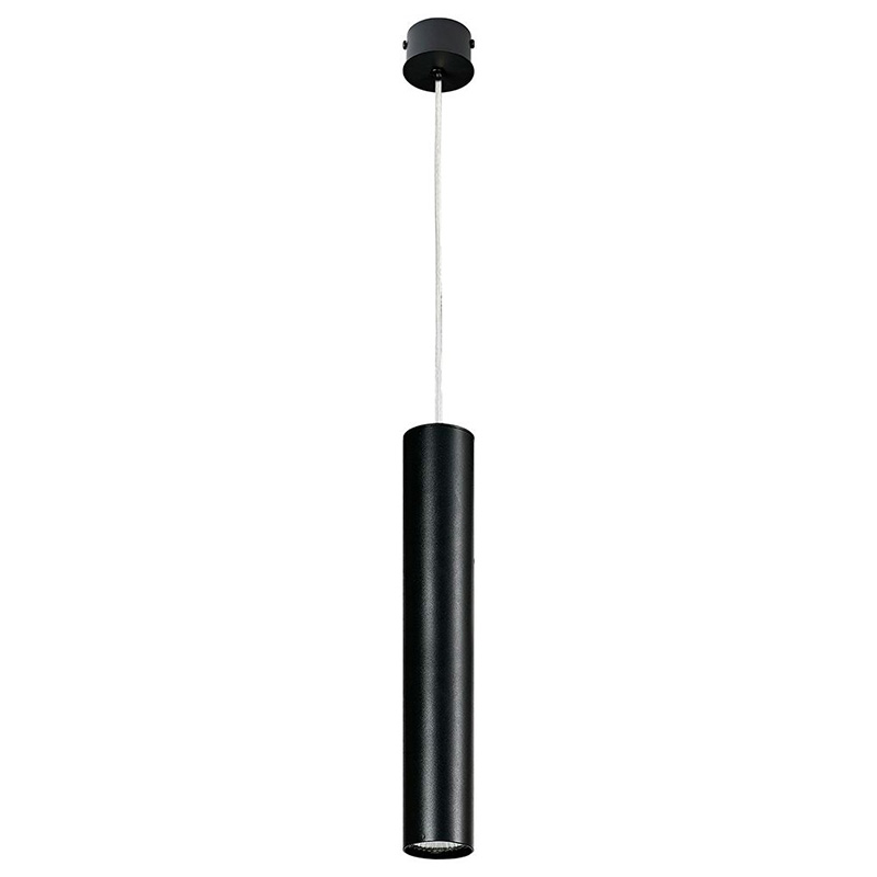 Подвесной светильник Luis Trumpet Tube Black Lamp Черный Подвесной светильник Luis Trumpet Tube Black Lamp Черный в Челябинске | Loft Concept