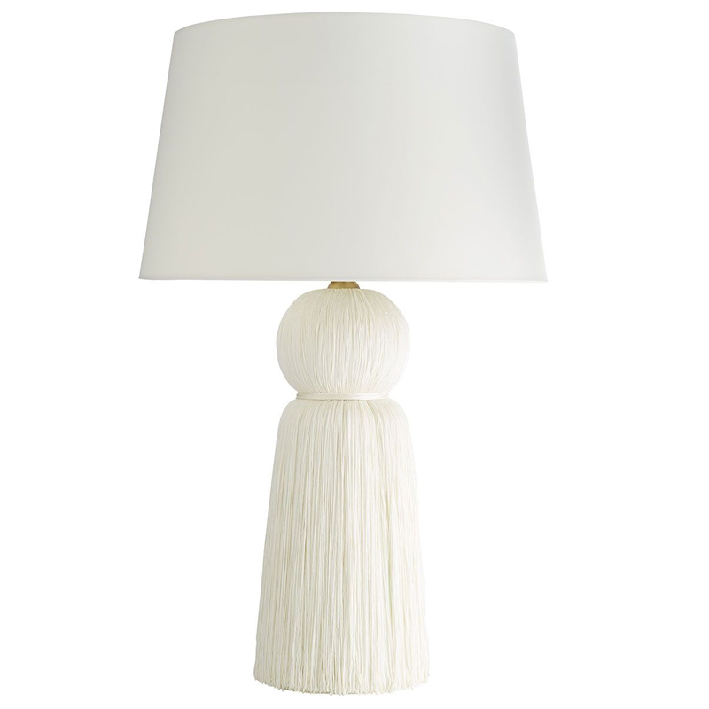Дизайнерская настольная лампа TASSEL LAMP Белый Дизайнерская настольная лампа TASSEL LAMP Белый в Челябинске | Loft Concept