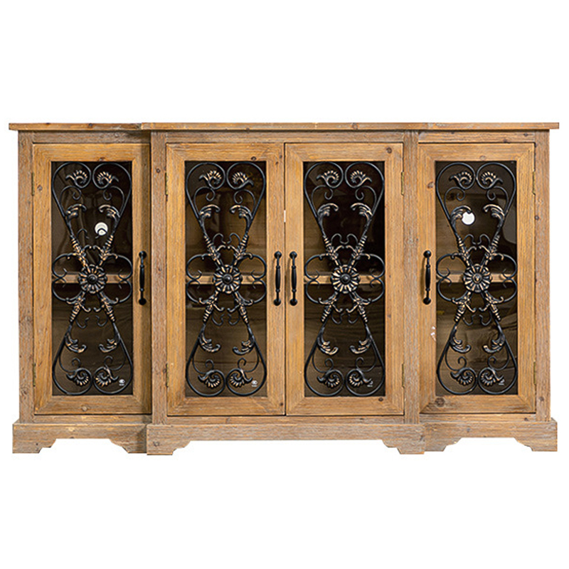Комод Invaluable Provence Wood Chest of Drawers Коричневый Черный Древесина Прозрачное Стекло Комод Invaluable Provence Wood Chest of Drawers Коричневый Черный Древесина Прозрачное Стекло в Челябинске | Loft Concept