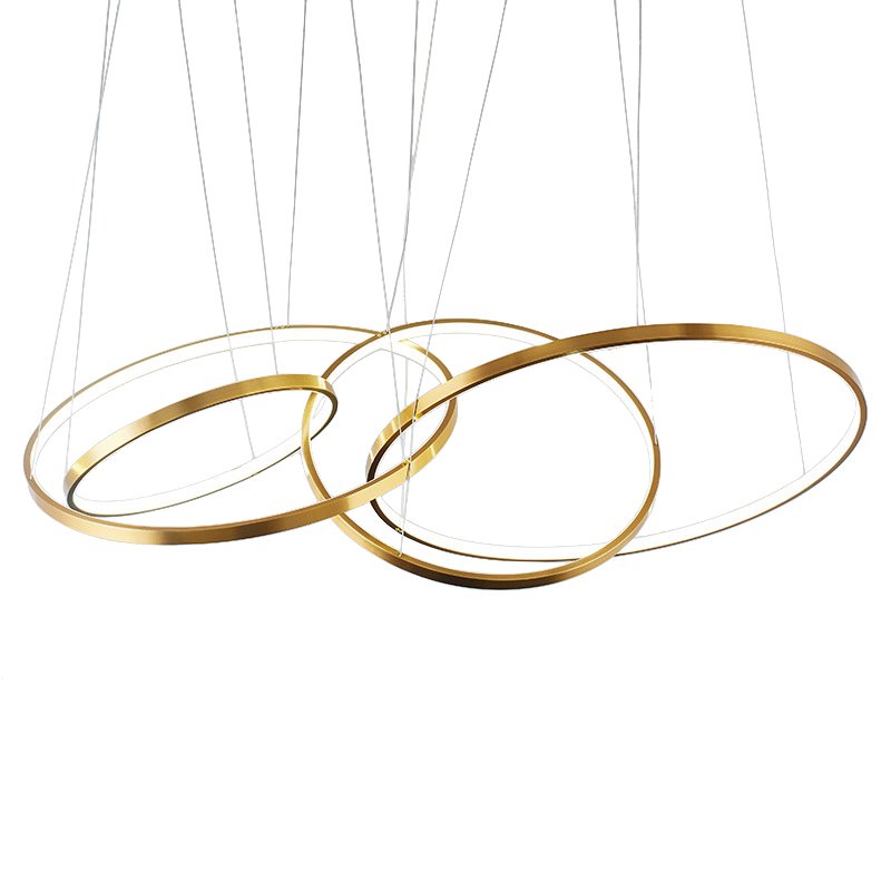 Люстра ORACLE 4 Rings Золотой Люстра ORACLE 4 Rings Золотой в Челябинске | Loft Concept