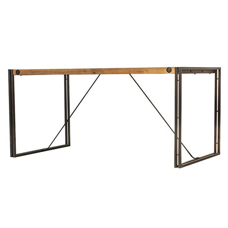 Стол Industrial Brooklyn dining table big Акация Графит Стол Industrial Brooklyn dining table big Акация Графит в Челябинске | Loft Concept