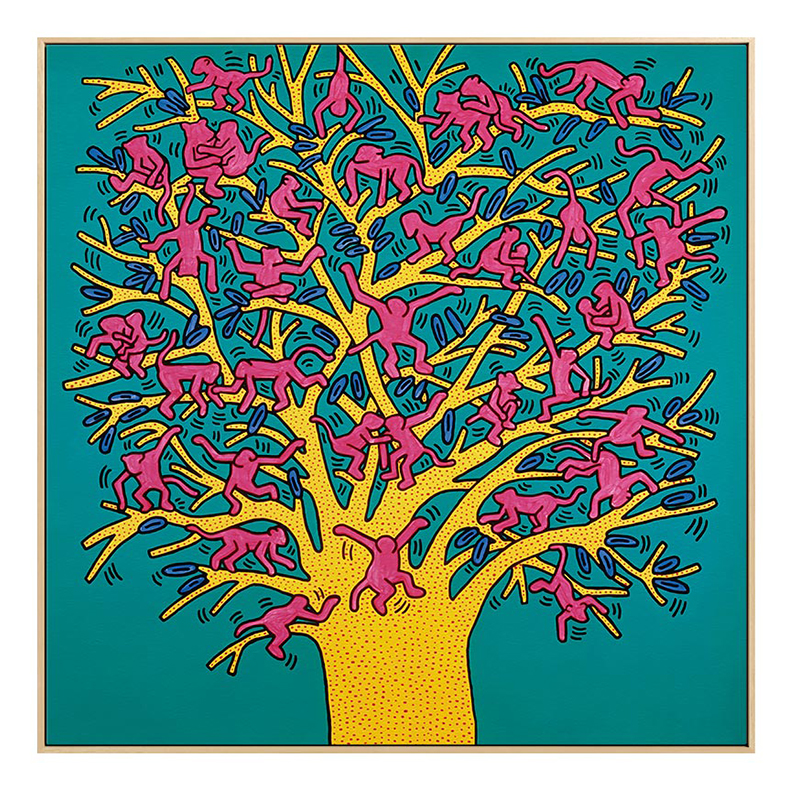 Постер Keith Haring 1 Мульти Постер Keith Haring 1 Мульти в Челябинске | Loft Concept