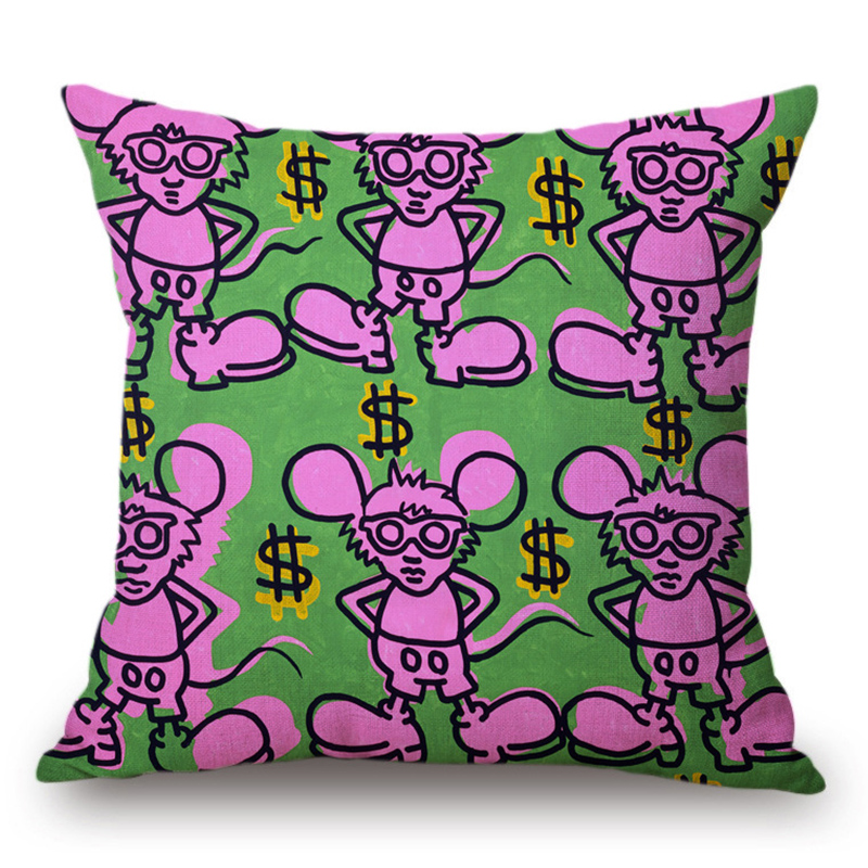 Подушка Keith Haring 12 Мульти в Челябинске | Loft Concept 