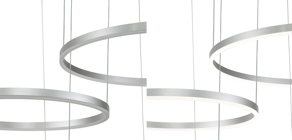 Подвесной светильник Neo Circles Triple Silver Подвесной светильник Neo Circles Triple Silver - Loft-Concept в Челябинске