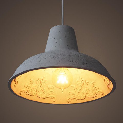 Подвесной светильник Art Gypsum Pendant Белый Серый Подвесной светильник Art Gypsum Pendant Белый Серый в Челябинске | Loft Concept