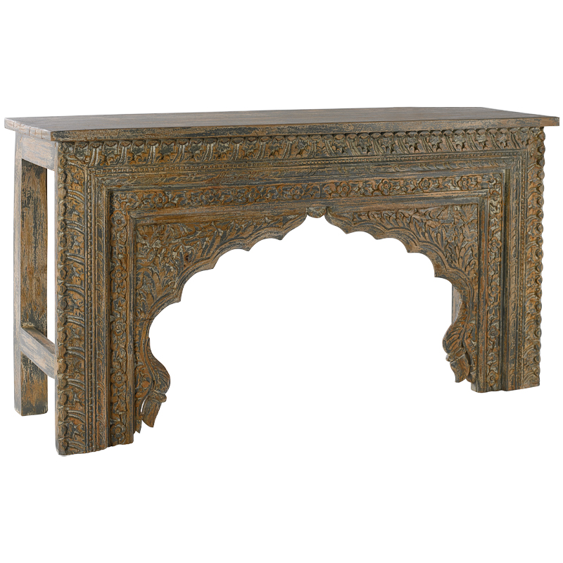Консоль Rishi Console Коричневый Консоль Rishi Console Коричневый в Челябинске | Loft Concept