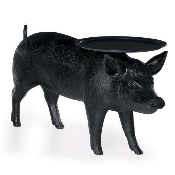 Кофейный стол Moooi Pig Table Черный матовый в Челябинске | Loft Concept 