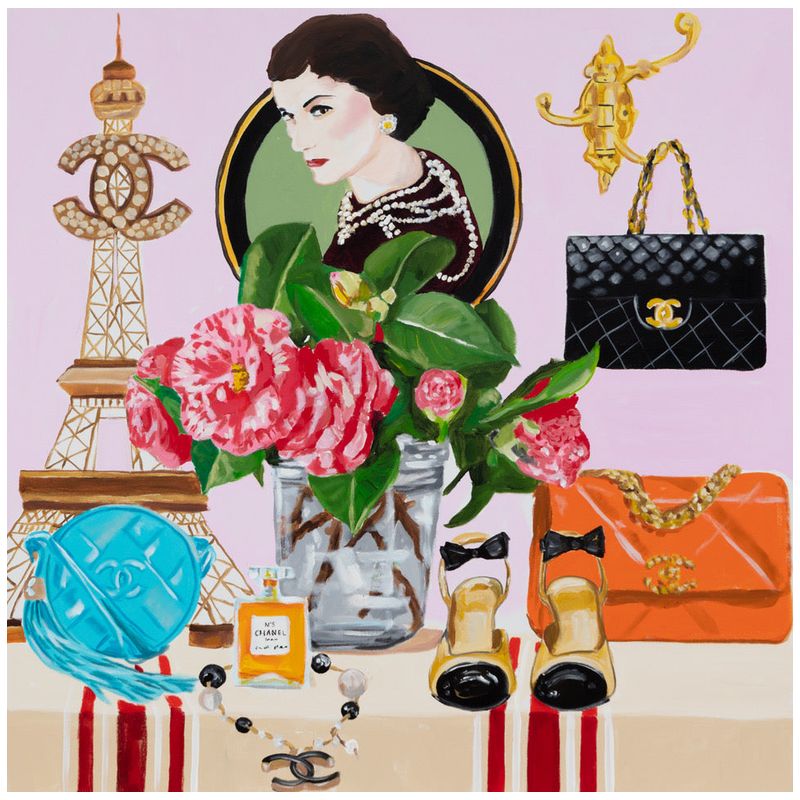 Картина Coco Chanel - In Her Shoes Мульти Картина Coco Chanel - In Her Shoes Мульти в Челябинске | Loft Concept