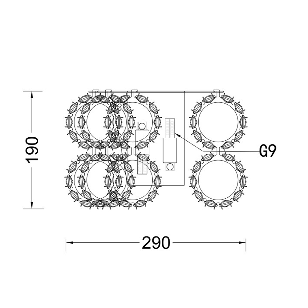 Бра с россыпью хрусталя Perfection of Diamonds Бра с россыпью хрусталя Perfection of Diamonds в Челябинске