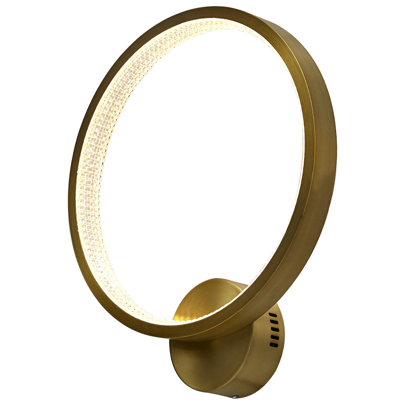 Бра Ring Light Gold Sconce Золотой Бра Ring Light Gold Sconce Золотой в Челябинске | Loft Concept
