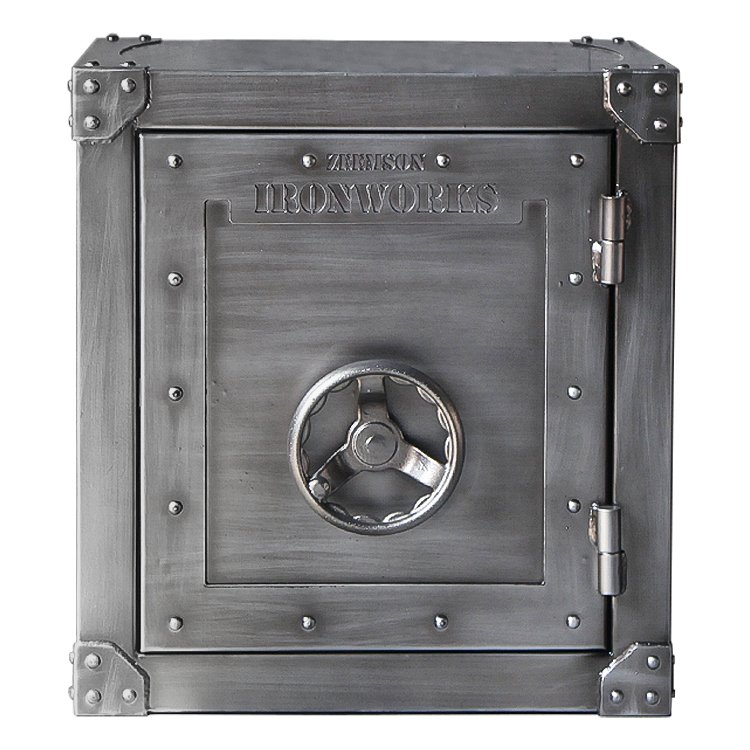 Тумбочка Loft Safe Серебряный Тумбочка Loft Safe Серебряный в Челябинске | Loft Concept