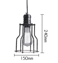 Подвесной светильник Loft Industrial Cage Filament Pendant Подвесной светильник Loft Industrial Cage Filament Pendant в Челябинске
