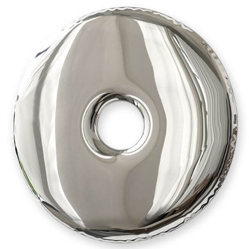 Арт-объект на стену Rondo Polished Stainless Steel Wall Mirror by Zieta Chrome Хром Арт-объект на стену Rondo Polished Stainless Steel Wall Mirror by Zieta Chrome Хром в Челябинске | Loft Concept