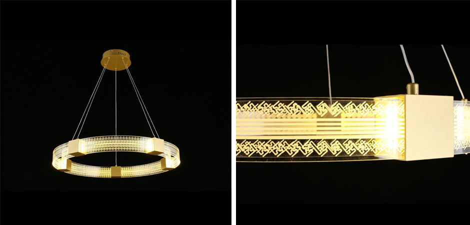 Подвесной Светильник Кольцо Ring Horizontal Ornament Meander 1 Подвесной Светильник Кольцо Ring Horizontal Ornament Meander 1 - Loft-Concept в Челябинске