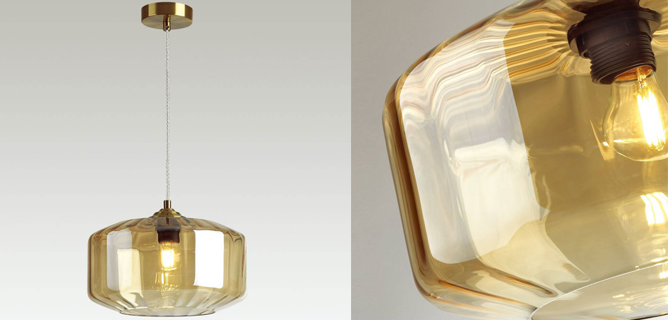 Подвесной светильник Multicolored Glass Amber Подвесной светильник Multicolored Glass Amber - Loft-Concept в Челябинске