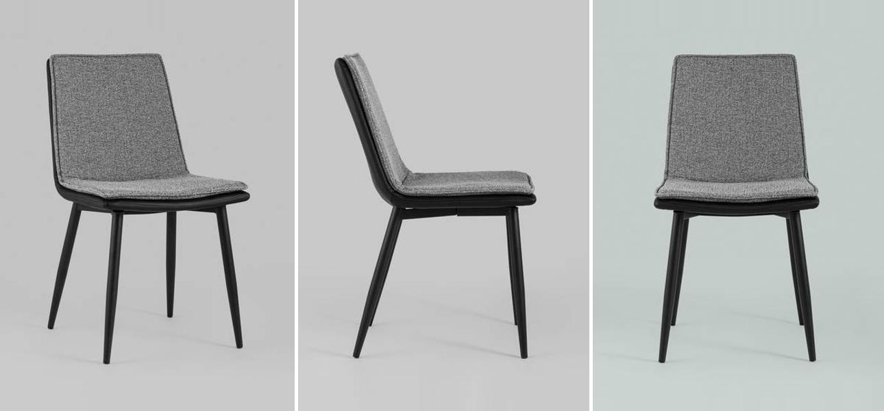 Стул Melissa  Chair Серая Рогожка - фото