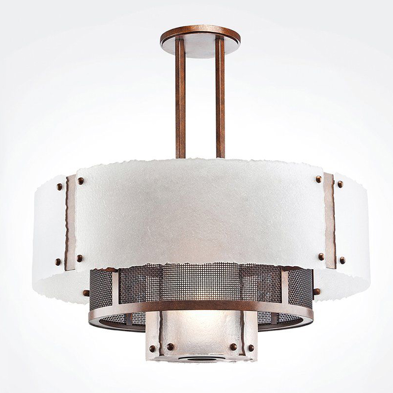 Люстра Landelin Chandelier Бронза Белый Люстра Landelin Chandelier Бронза Белый в Челябинске | Loft Concept