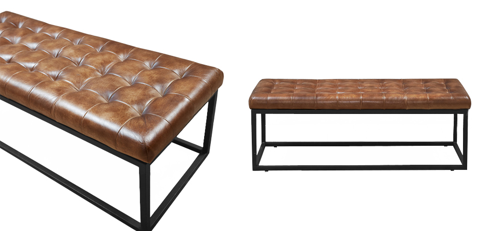Банкетка Loft Leather Capitone Банкетка Loft Leather Capitone - Loft-Concept в Челябинске