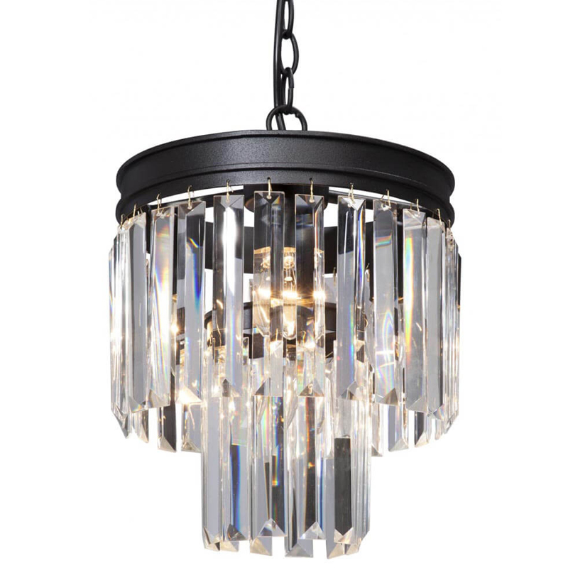 Светильник ODEON CLEAR GLASS Pendant lamp прозрачное Стекло D 27 Черный матовый Светильник ODEON CLEAR GLASS Pendant lamp прозрачное Стекло D 27 Черный матовый в Челябинске | Loft Concept