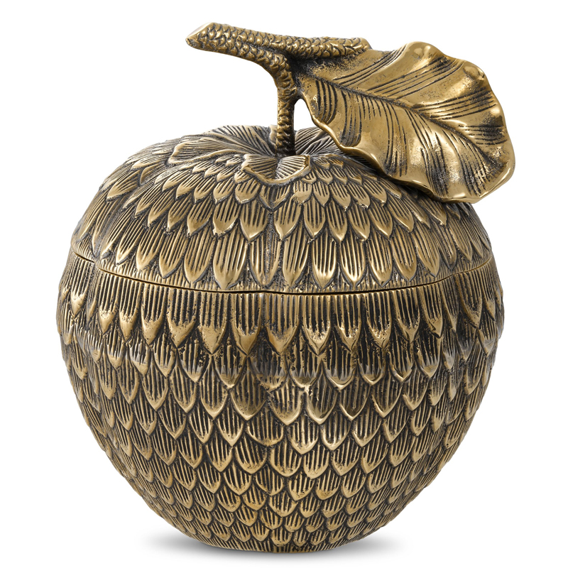Шкатулка Eichholtz Box Custard Apple brass Винтажная латунь Шкатулка Eichholtz Box Custard Apple brass Винтажная латунь в Челябинске | Loft Concept