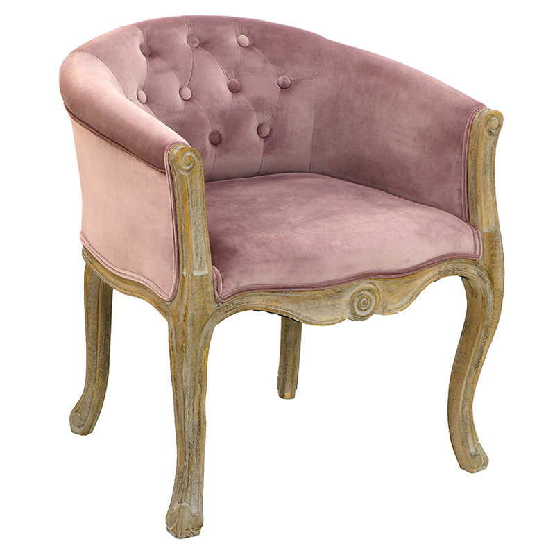 Кресло French Provence Armchair Roderic pink Розовый пастельный Кресло French Provence Armchair Roderic pink Розовый пастельный в Челябинске | Loft Concept