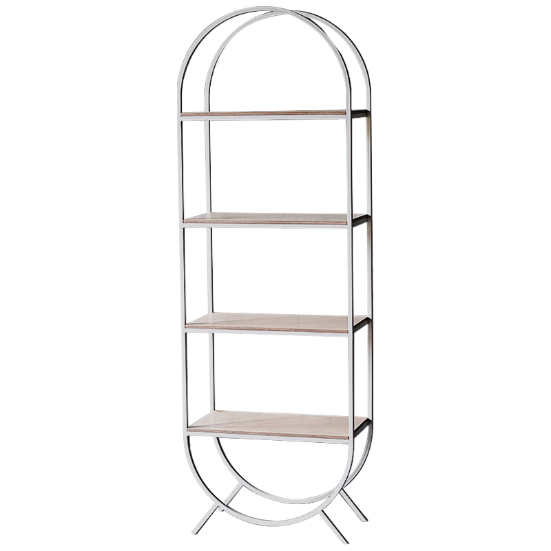 Стеллаж Lugo Industrial Metal Rust Rack Древесина Белый Стеллаж Lugo Industrial Metal Rust Rack Древесина Белый в Челябинске | Loft Concept