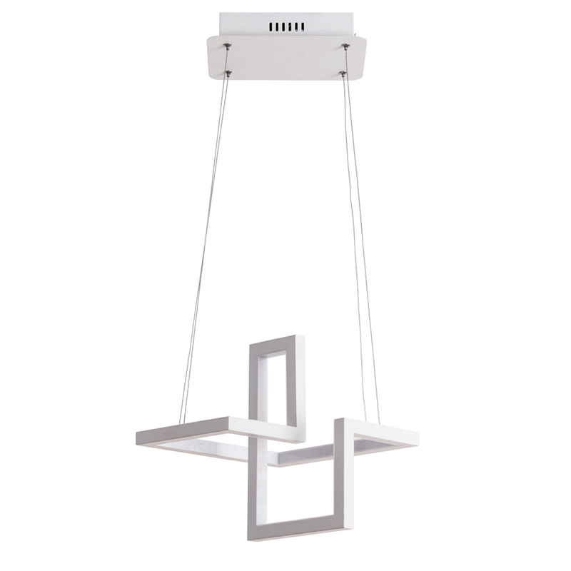 Люстра Esther Geometric White Chandelier III Белый Люстра Esther Geometric White Chandelier III Белый в Челябинске | Loft Concept