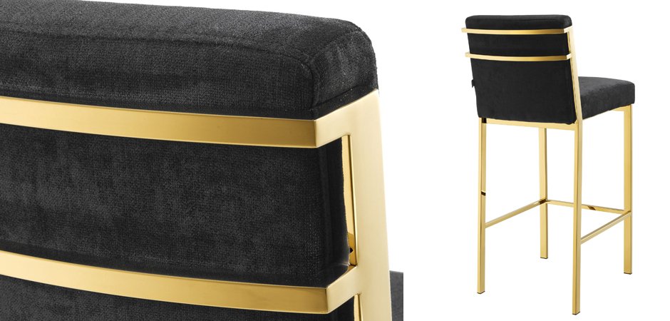 Барный стул Eichholtz Bar Stool Scott Gold Барный стул Eichholtz Bar Stool Scott Gold - Loft-Concept в Челябинске