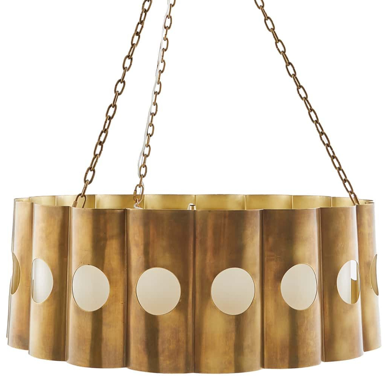 Люстра Arteriors SACRAMENTO CHANDELIER Латунь Белый Люстра Arteriors SACRAMENTO CHANDELIER Латунь Белый в Челябинске | Loft Concept