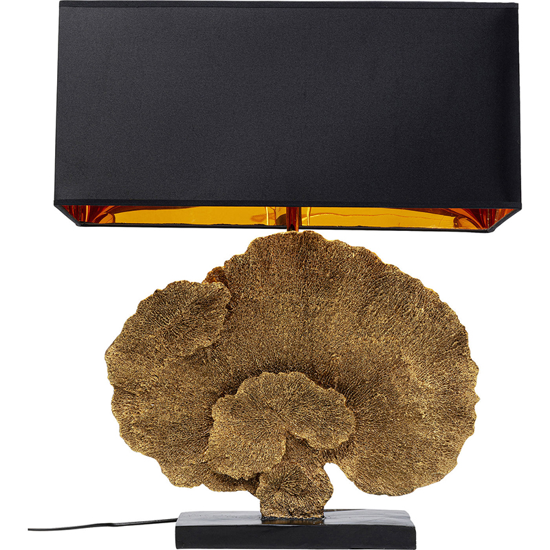 Настольная лампа Golden Coral Черный Золотой Настольная лампа Golden Coral Черный Золотой в Челябинске | Loft Concept