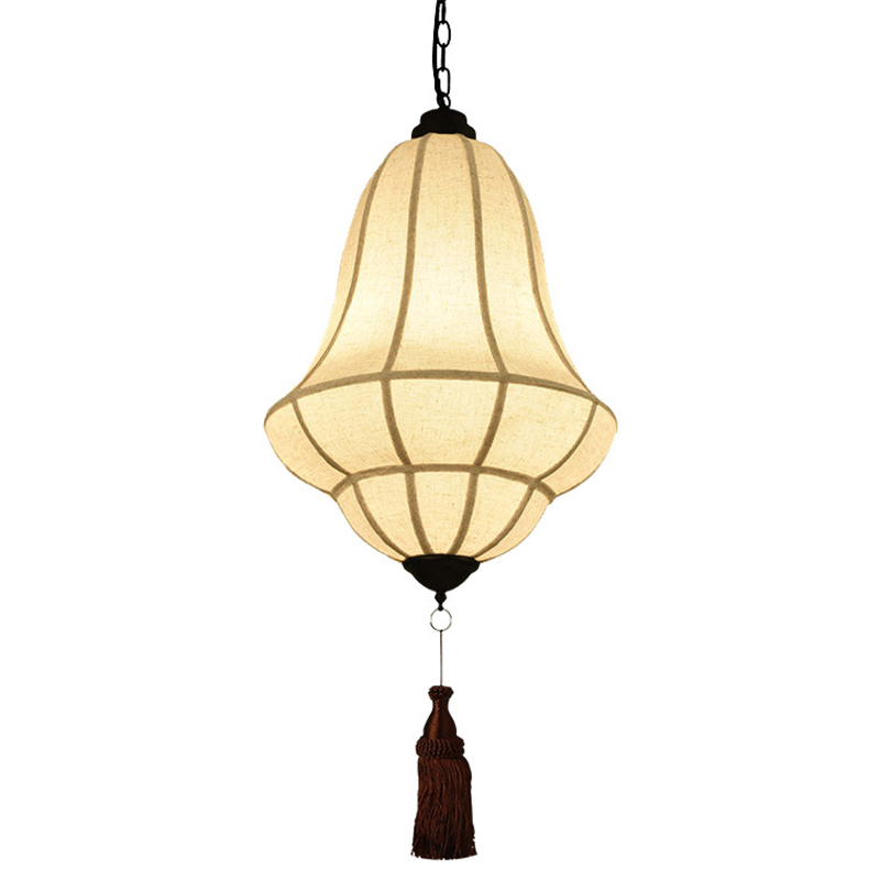 Подвесной светильник Bell Lantern Lighting Бежевый Подвесной светильник Bell Lantern Lighting Бежевый в Челябинске | Loft Concept