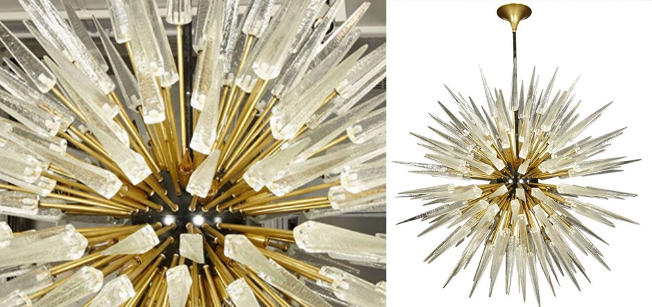 Murano Spike Sputnik Rock Chandelier Murano Spike Sputnik Rock Chandelier - Loft-Concept в Челябинске
