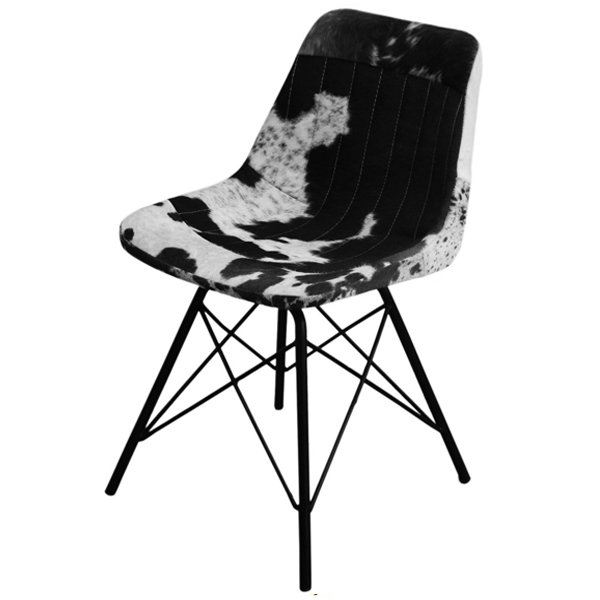 Стул Stlye Cowhide Chair Черно-белый Стул Stlye Cowhide Chair Черно-белый в Челябинске | Loft Concept