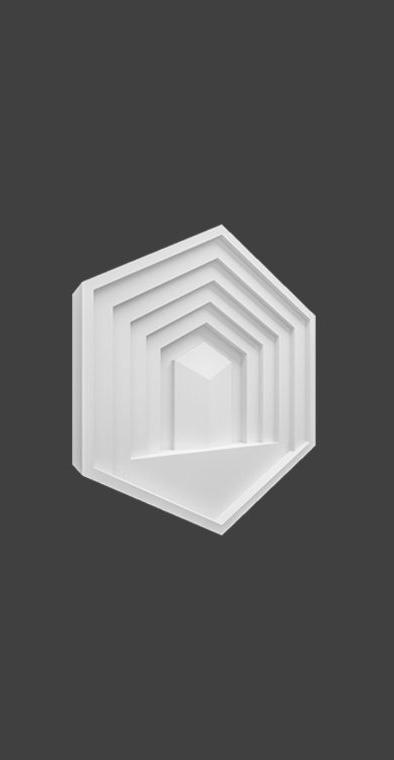Гипсовая 3D Панель HEXAGON TEMPLE Гипсовая 3D Панель HEXAGON TEMPLE в Челябинске