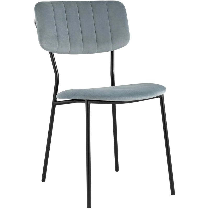 Стул Singer Chair без подлокотника Серо-Голубой Велюр Серо-голубой Черный Стул Singer Chair без подлокотника Серо-Голубой Велюр Серо-голубой Черный в Челябинске | Loft Concept