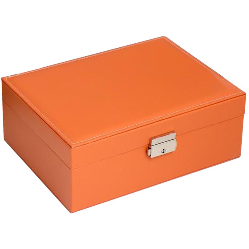 Шкатулка Auburn Jewerly Organizer Box orange Оранжевый Шкатулка Auburn Jewerly Organizer Box orange Оранжевый в Челябинске | Loft Concept