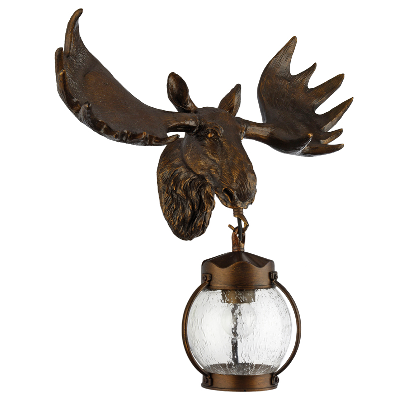 Уличный светильник Moose Lantern Коричневый винтаж Прозрачное Стекло в Челябинске | Loft Concept 
